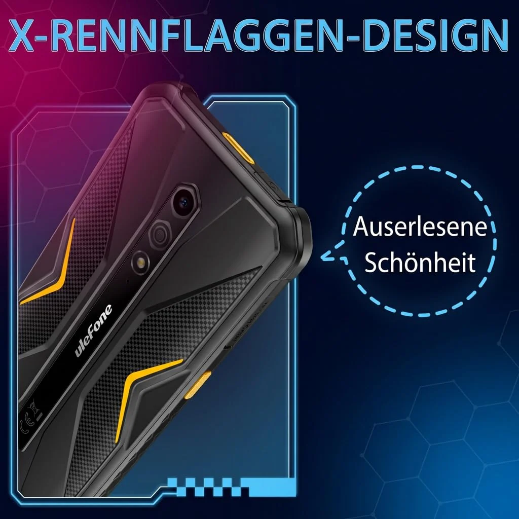 Ulefone Armor X12 Pro Outdoor Handy, Android 15,Octa-Core Prozessor 8GBRAM+64GBROM, Outdoor Smartphone Ohne Vertrag, Kamera 13 MP, 5,45 Zoll HD+ Baustellenhandy, Akku4860mAh, 4GDual SIM/NFC/GPS/IP69K - Image 5