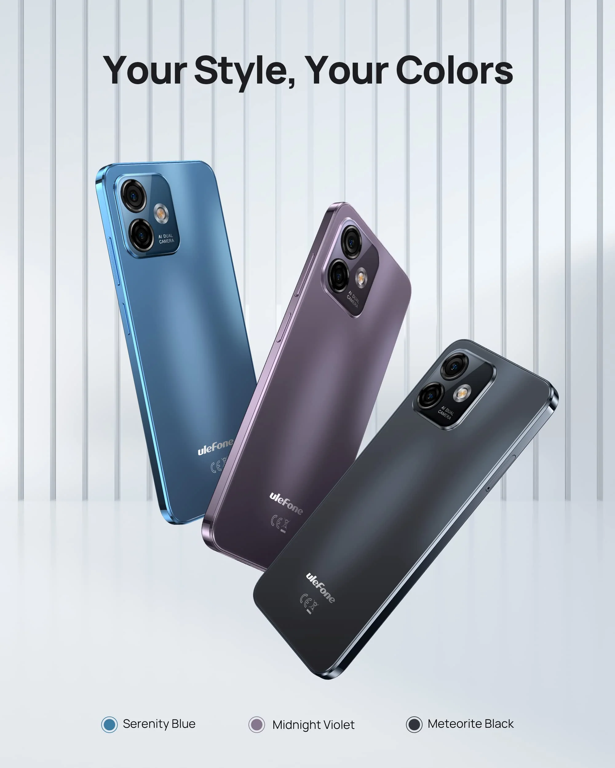 Ulefone Note 16 Pro Handy Ohne Vertrag, 16GB+256GB Smartphone Ohne Vertrag Android 13, 50MP+8MP Kamera 4400mAh, 6.52" HD+, Dual SIM 4G Simlockfreie Handys Fingerabdruck/NFC/OTG/GPS - Image 2