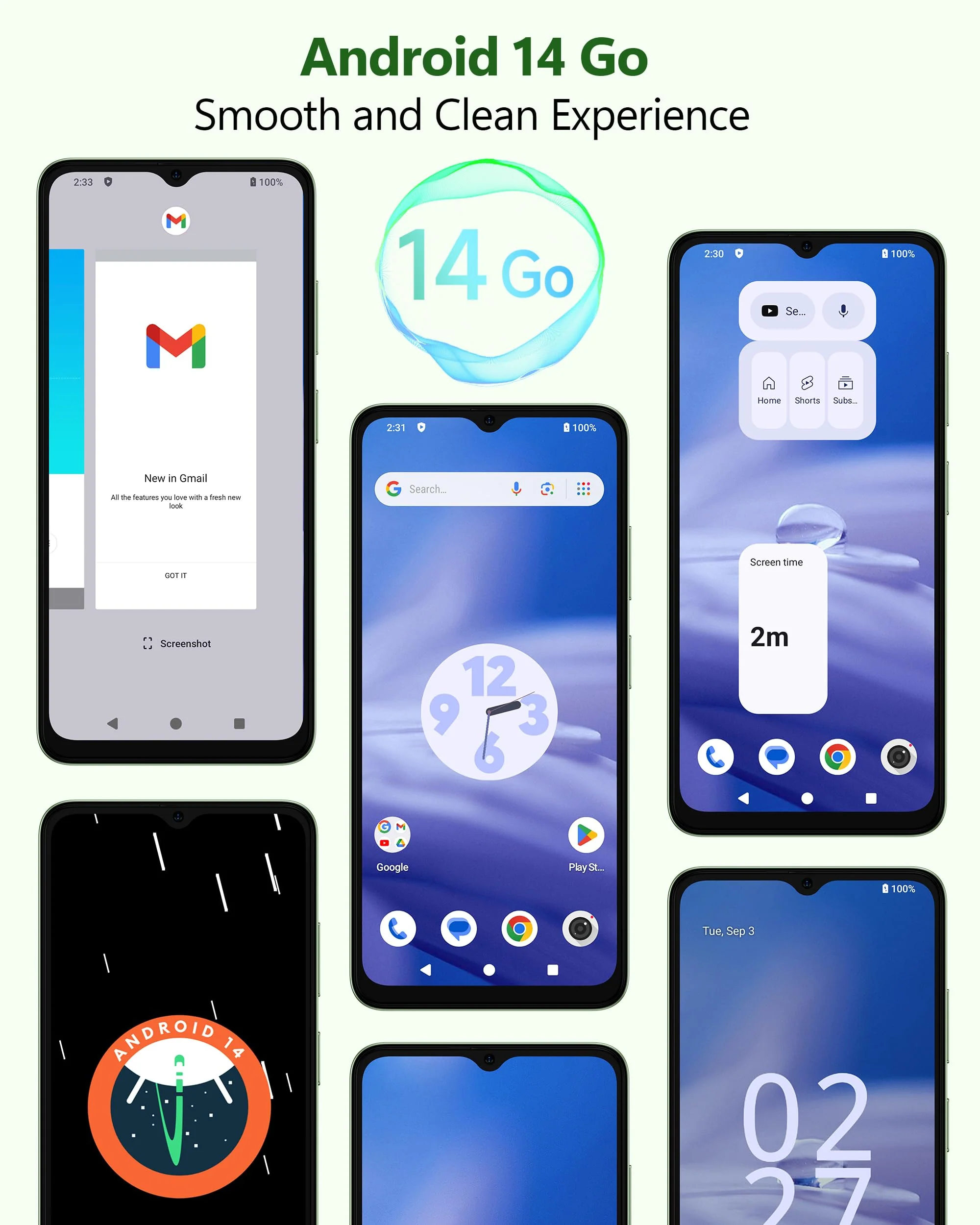 Ulefone Note 19 Handy Ohne Vertrag, 6GB + 32GB /512GB TF Handy Günstig, 6.56 Zoll HD+ Display Android 14 Smartphone, 5000mAh Batterie 8MP Kamera Simlockfreie Handys, 4G Dual SIM/Face ID/GPS-Schwarz - Image 4