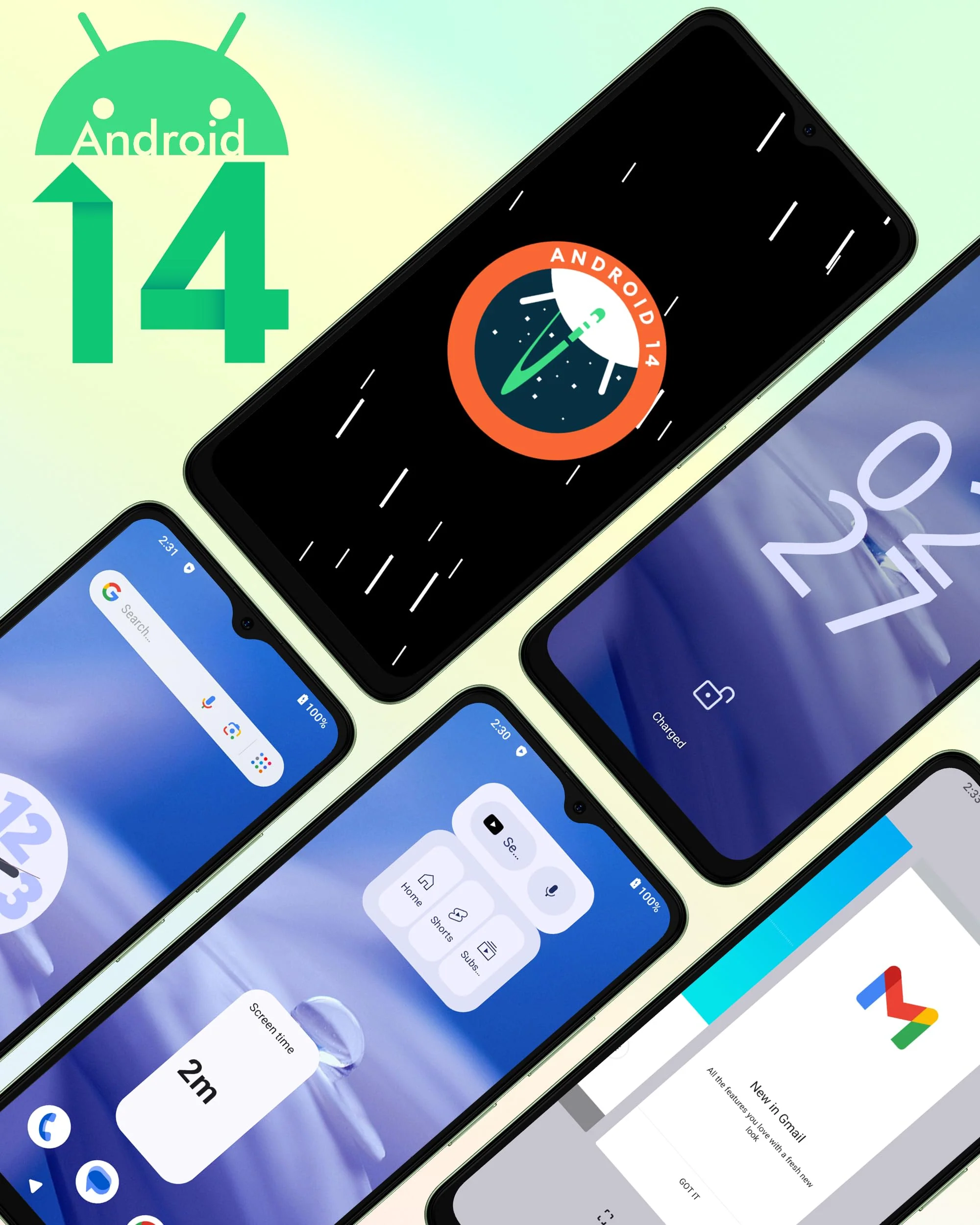 Ulefone Note 19 Smartphone Ohne Vertrag, 6GB + 64GB /512GB TF Handy Günstig, 6.56 Zoll HD+ Android 14 Smartphone, 5000mAh Batterie 8MP Kamera Simlockfreie Handy, 4G Dual SIM/Face ID/GPS-Grün - Image 11