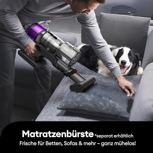 Ultenic U20 Akku Staubsauger, 55000Pa/ 600W/60Min Staubsauger Kabellos Mit Selbststehendes Design, Flexibles Biegegelenk, GreenEye-Technologie, Anti-Tangle Bodenbürste für Hartböden Teppiche Tierhaare - Image 4