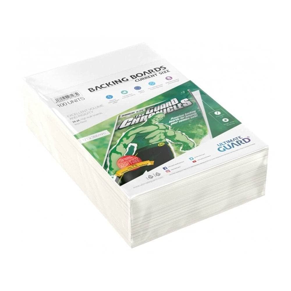 Ultimate Guard UGD020005 Comic Backing Boards, Weiß