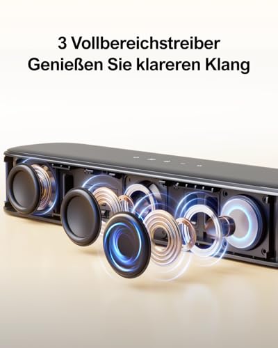 ULTIMEA 5.1 Surround Sound System, Soundbar für TV Geräte mit App Steuerung, Soundbar mit Subwoofer, 2 Surround Lautsprechern, Heimkino Soundsystem mit verstellbarem Bass, Bluetooth 5.3, Aura A30 - Image 9