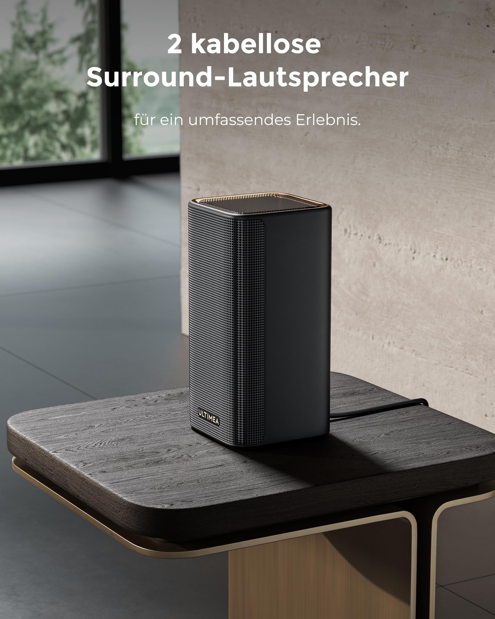 ULTIMEA Skywave X60 7.1.4ch Professionelles Kabelloses Surround Sound System für TV mit Dolby Atmos, 840W Soundbar mit 8" kabellosem Subwoofer, 28Hz Tieffrequenz, GaN-Verstärker, 4K HDR Pass-Through - Image 6