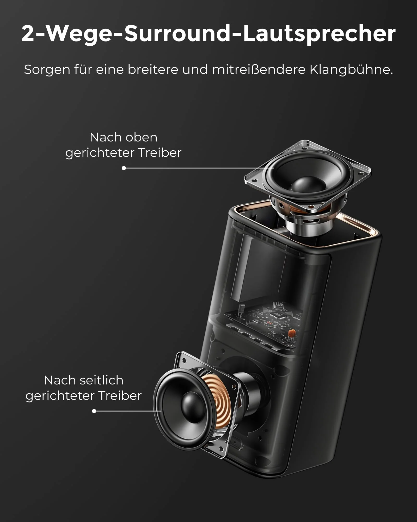 ULTIMEA Skywave X70 7.1.4ch Professionelles Kabelloses Surround Sound System für TV mit Dolby Atmos, 980W Soundbar mit 10" Kabellosem Subwoofer, 20Hz Tiefer Bass, GaN Verstärker, 4K HDR Pass-Through - Image 7