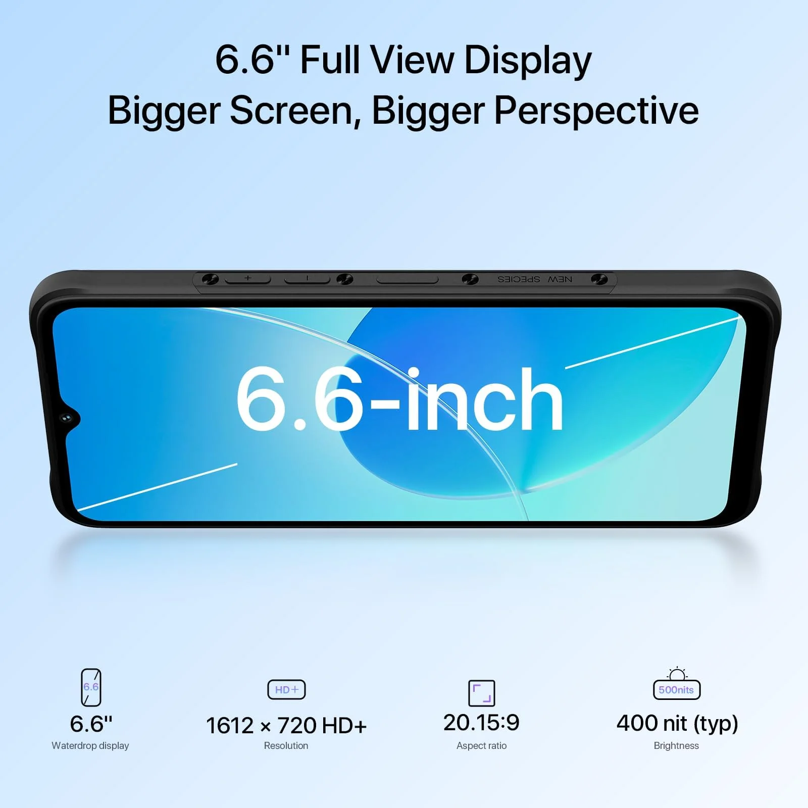 UMIDIGI G5 Mecha Smartphone Ohne Vertrag, 16GB RAM+128GB(Bis zu 1TB) Android 13 Handy Ohne Vertrag, 6,6" HD+Display 50MP, 6000mAh Outdoor Rugged Handys Dual SIM 4G/ Fingerabdruck/Face ID/OTG,Grau - Image 5