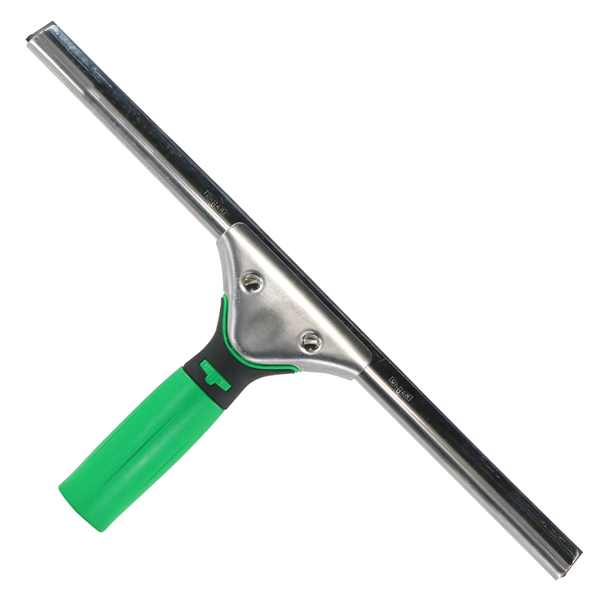 Unger ErgoTec 79001 Fensterabzieher, 45 cm, Gummi-Abziehklinge, Edelstahlkanal & Gummigriff – Fensterreinigungsausrüstung - Image 7