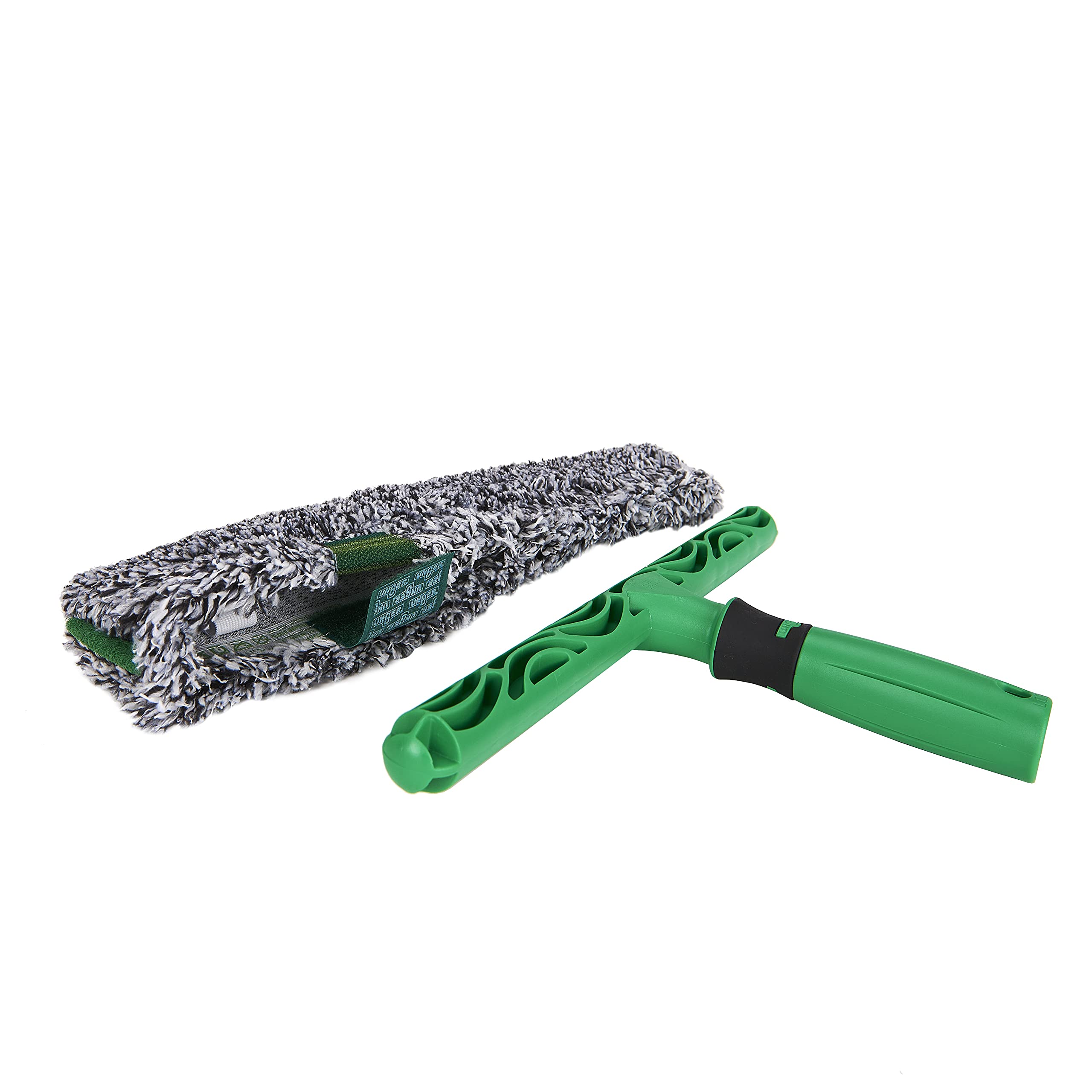 Unger Fenster Reinigungs-Kit (Fensterwischer, Trägerteil, Mikrofaser-Bezug, Eimer 12 L, Reinigungsmittel, Schaber, Glastuch Breite 35 cm) AK015 - Image 3