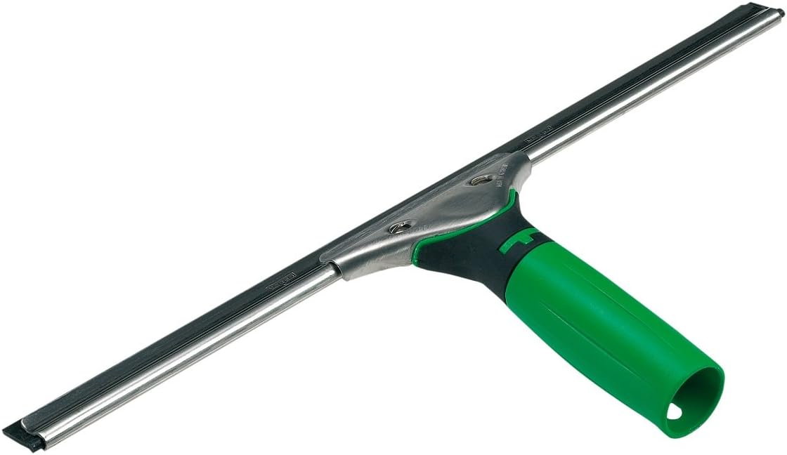 UNGER Fensterreiniger ErgoTec Hard (Länge 35 cm, Fensterabzieher, Harter Wischergummi, ideal für warme Temperaturen) ES35H - Image 3