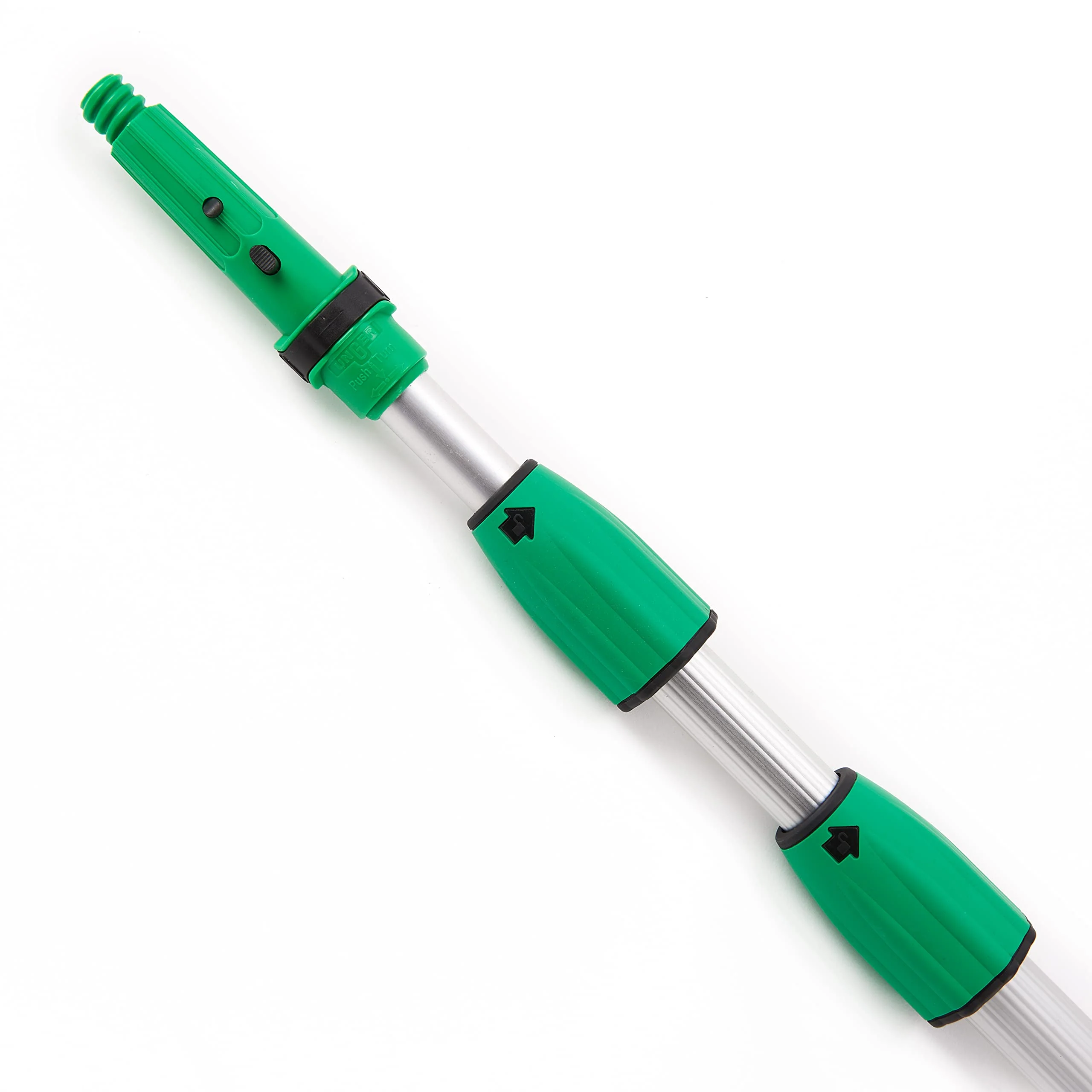 UNGER OptiLoc Teleskopstange 4,50 cm (kompatibel mit UNGER Fensterreinigungswerkzeugen, ergonomischer Griff, Anti-Rutsch-Endkappe, 2-Komponenten Drehverschluss) ED450 - Image 7