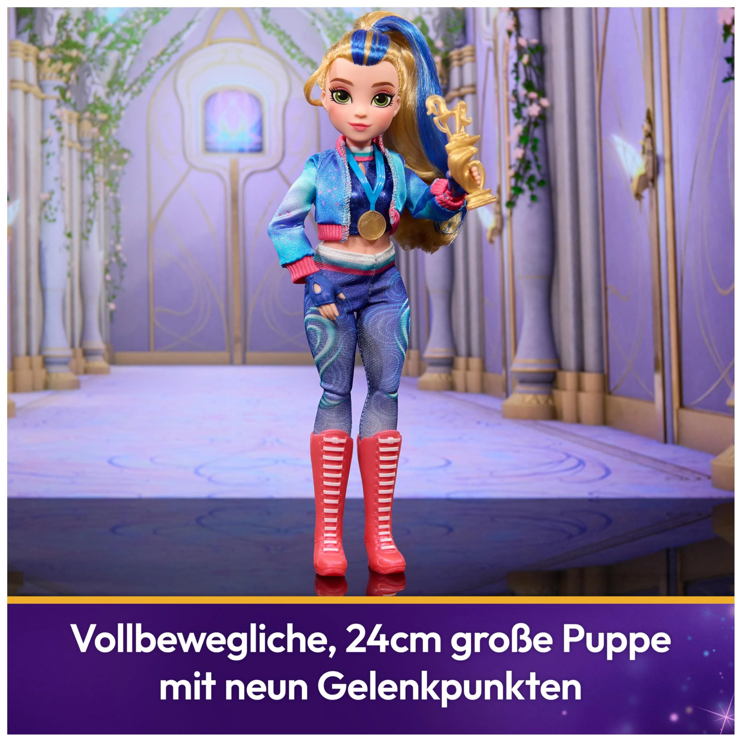 Unicorn Academy Ankleidepuppe Isabel - die Originalpuppe zur beliebten Netflix-Serie, 24 cm groß, mit echtem Haar, abnehmbarer Kleidung und Accessoires, für Kinder ab 4 Jahren - Image 7