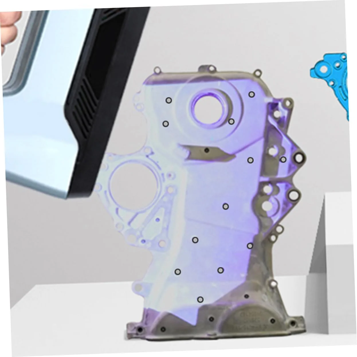 Uonlytech 15 Blatt Scanner Reflektionsfolienaufkleber 3D Scan Referenzpunkte Reflektionsfolienpunkt 3D Scan Reflektionspunkte 3D Scanmarkierungszubehör Verdicken Das Haustier - Image 14