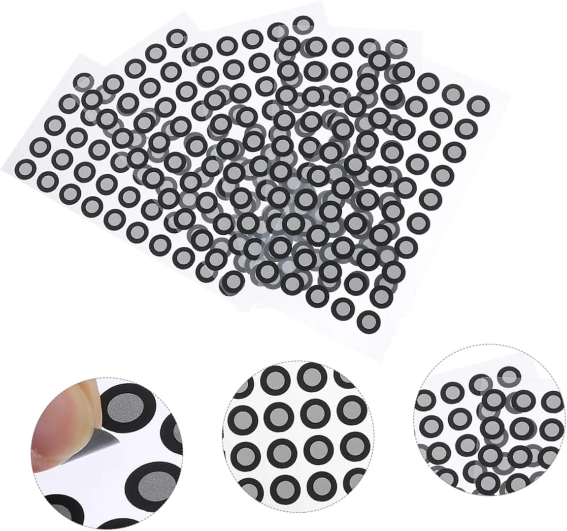 Uonlytech 15 Blatt Scanner Reflektionsfolienaufkleber 3D Scan Referenzpunkte Reflektionsfolienpunkt 3D Scan Reflektionspunkte 3D Scanmarkierungszubehör Verdicken Das Haustier - Image 6