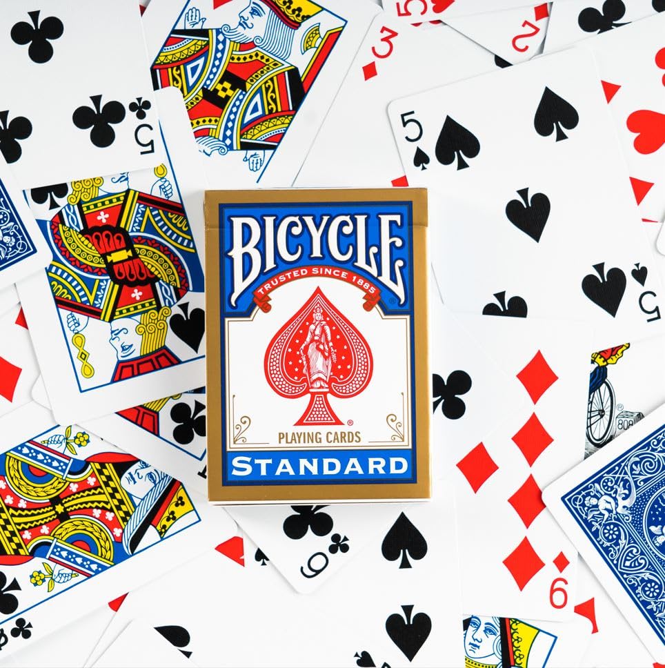 US Playing Card Co. 1033762 , Bicycle Standard Kartenspielen, Farblich sortiert (Rot/blau), 17mm x 66mm x 92mm - Image 3