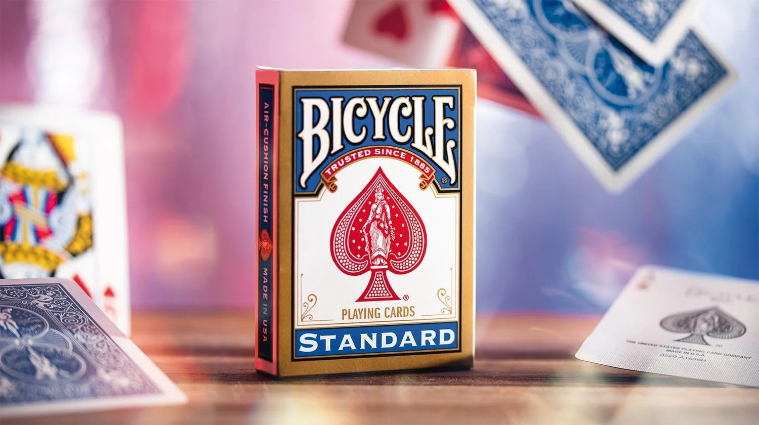 US Playing Card Co. 1033762 , Bicycle Standard Kartenspielen, Farblich sortiert (Rot/blau), 17mm x 66mm x 92mm - Image 6