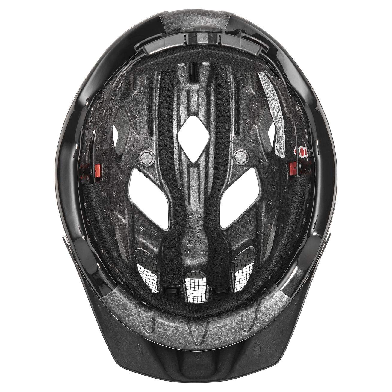 uvex active - sicherer Allround-Helm für Damen und Herren - individuelle Größenanpassung - erweiterbar mit LED-Licht - white black - 56-60 cm