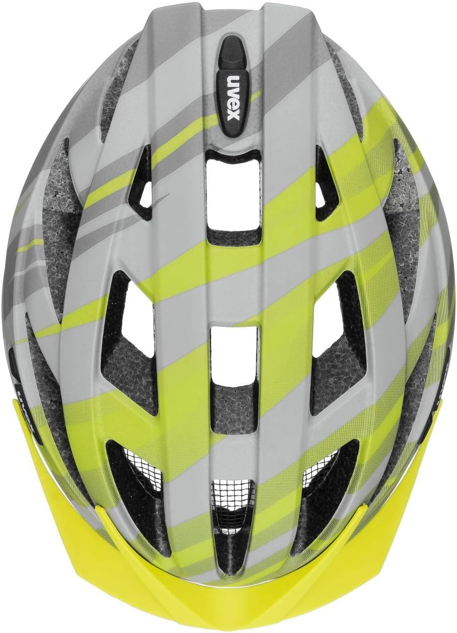 uvex air wing cc - leichter Allround-Helm für Damen und Herren - individuelle Größenanpassung - waschbare Innenausstattung - grey - lime matt - 52-57 cm - Image 10