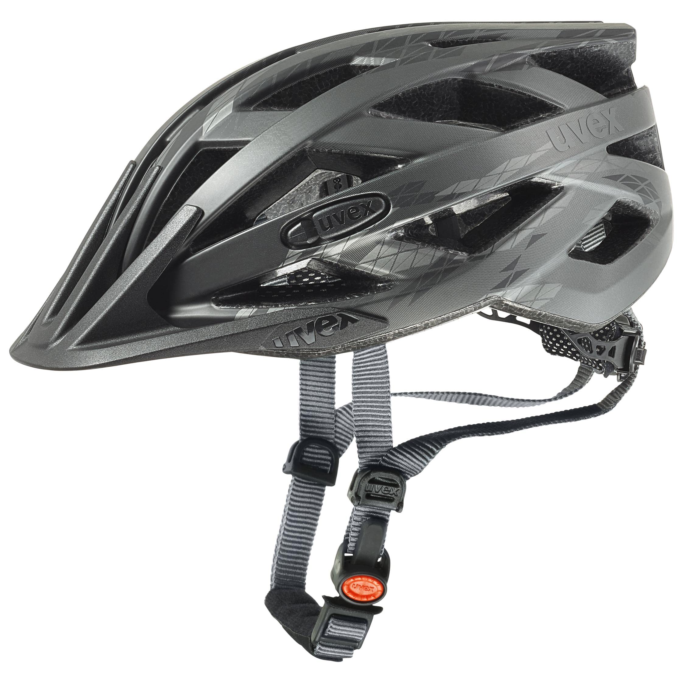 uvex i-vo cc - leichter Allround-Helm für Damen und Herren - individuelle Größenanpassung - erweiterbar mit LED-Licht - black-smoke matt - 52-57 cm - Image 2