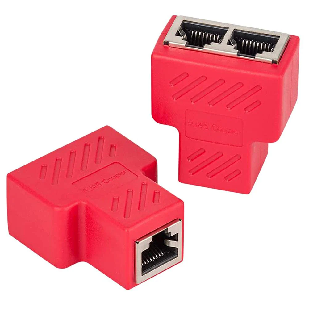 VANDESAIL 2 Pack LAN Splitter Verteiler, LAN Splitter 1 Auf 2, RJ45 Splitter LAN Switch 2Port, Ethernet Splitter Netzwerk Verlängerungen Adapter, LAN Kabel Splitter für Cat5e Cat6 Cat7 Cat8 Kabel - Image 4