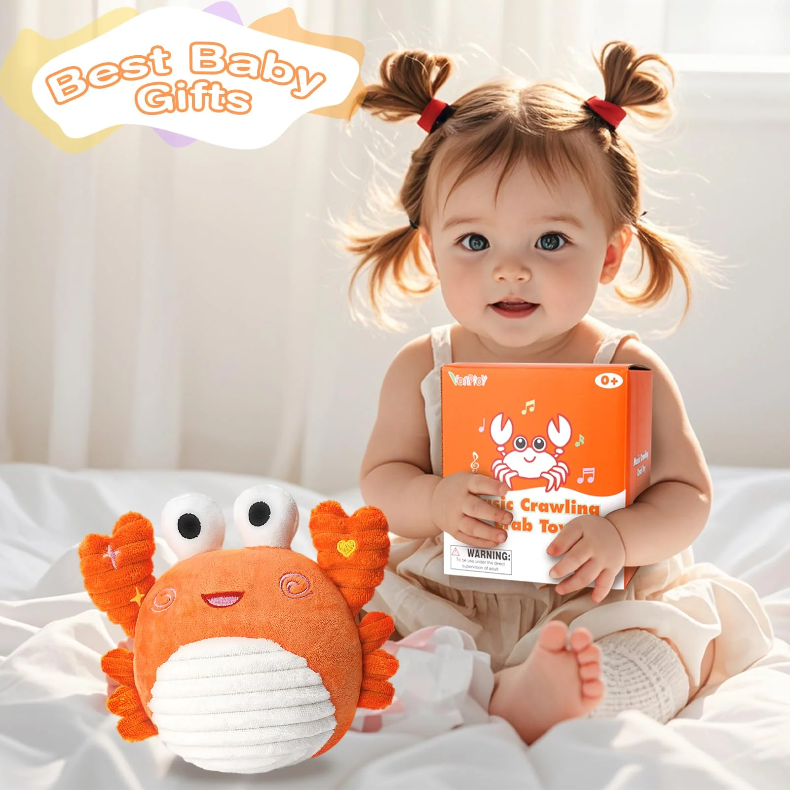 Vanplay Krabbe Baby Spielzeug, Baby Spielzeug 6 Monate Musikalische Krabbelspielzeug Geschenk 1 Jahr Junge Mädchen ab 6 8 9 10 11 12 Monate Geschenk - Image 3