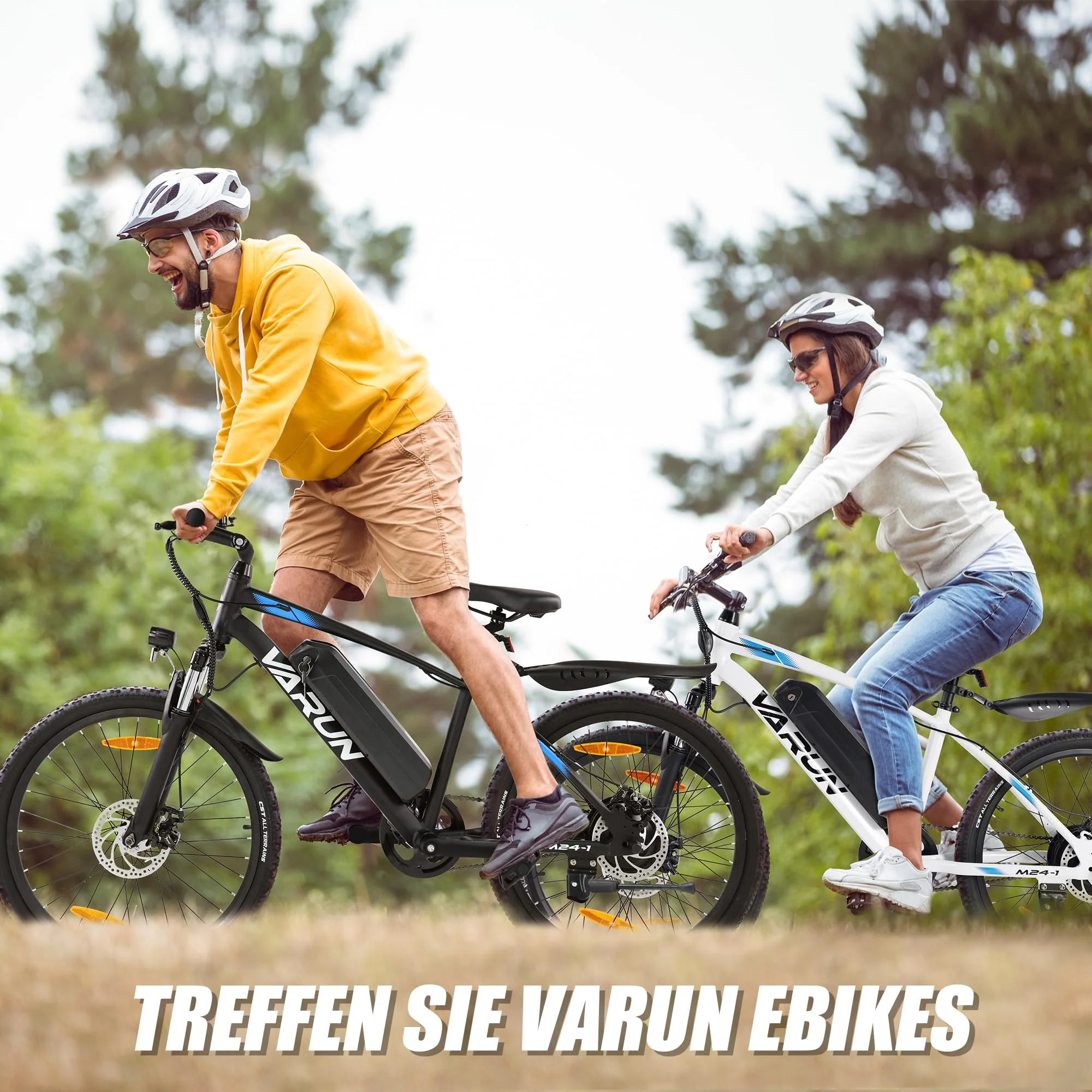 VARUN E Bike 24 Zoll, E-Mountainbike Herren Damen mit 250W Motor, 36V 7.8Ah Herausnehmbare Li-Ion Batterie, Aluminiumlegierung Elektrofahrrad, geeignet für Outdoor Kurztrips - Image 6