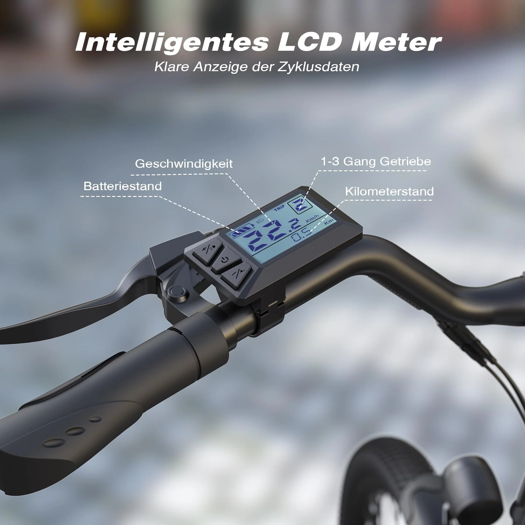 VARUN E Bike 26 Zoll, City E-Bike Damen Herren mit 250W Motor, 𝟒𝟖𝐕 Li-Ion Akku, Elektrofahrrad mit 𝐋𝐂𝐃 Display, 𝟒 Fahrmodi, City E-Fahrrad mit bis zu 𝟖𝟎𝐊𝐌 - Image 4
