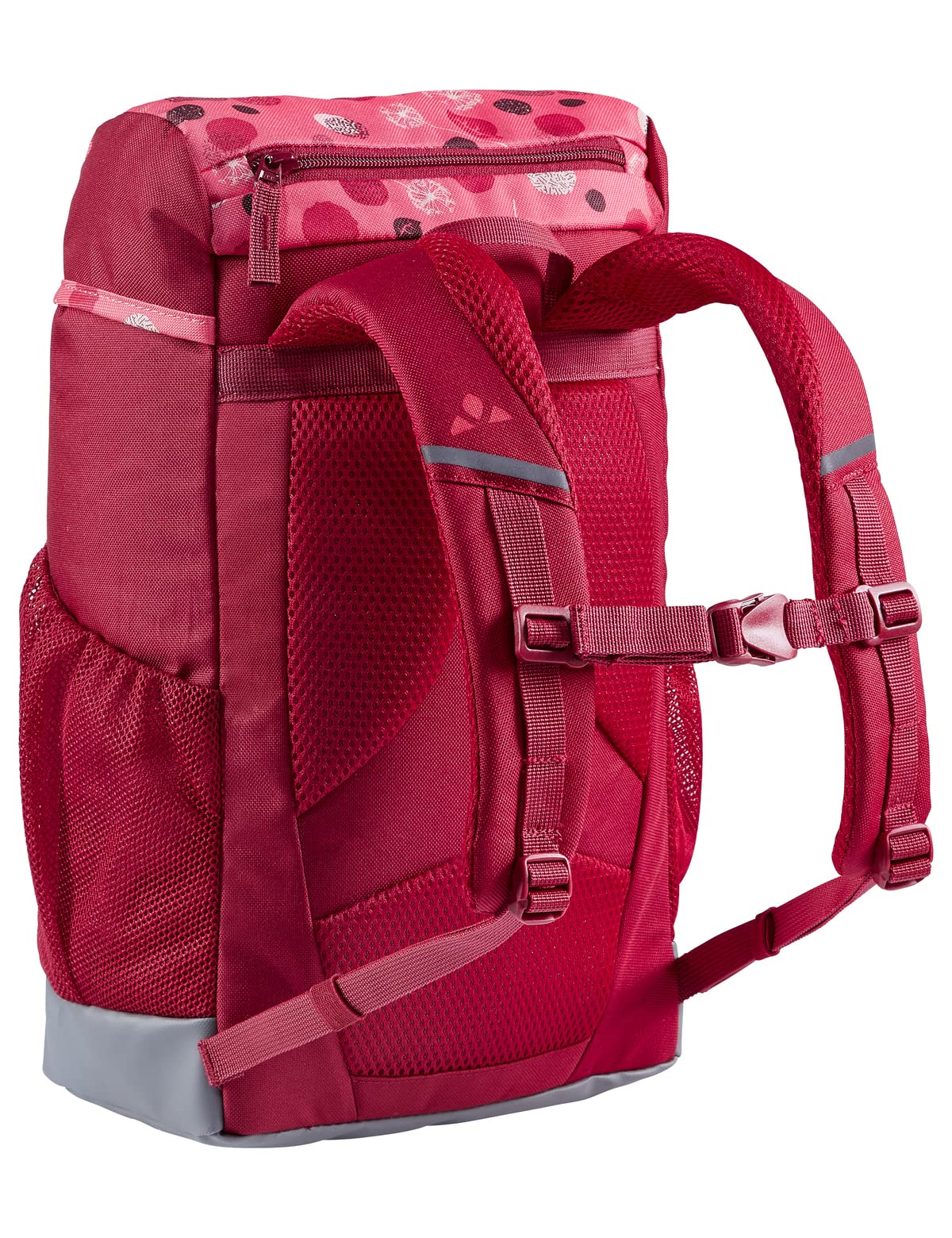 VAUDE Kinderrucksack Jungen & Mädchen Puck 10 Liter in grün, komfortabler Wanderrucksack Kinder, Wetterfester Schulrucksack mit Regenhülle & Lupe, viel Stauraum - Image 2