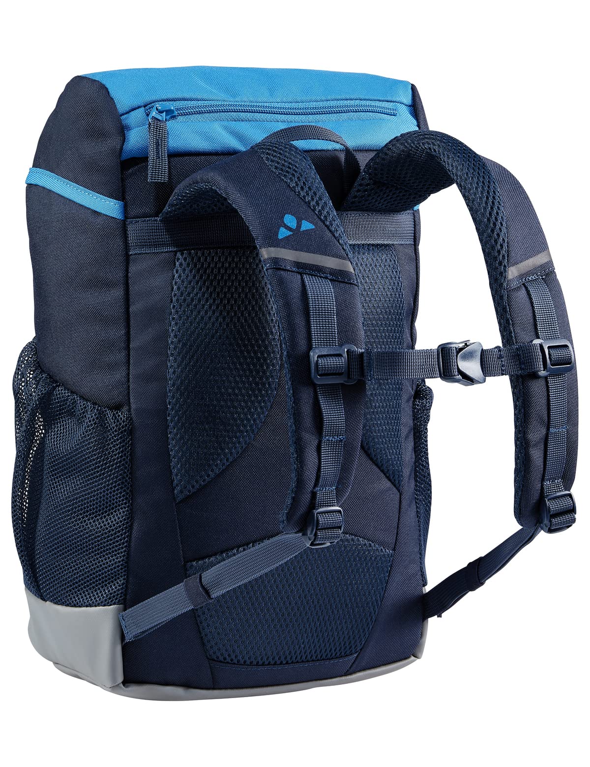 VAUDE Kinderrucksack Jungen & Mädchen Puck 10 Liter in grün, komfortabler Wanderrucksack Kinder, Wetterfester Schulrucksack mit Regenhülle & Lupe, viel Stauraum - Image 3