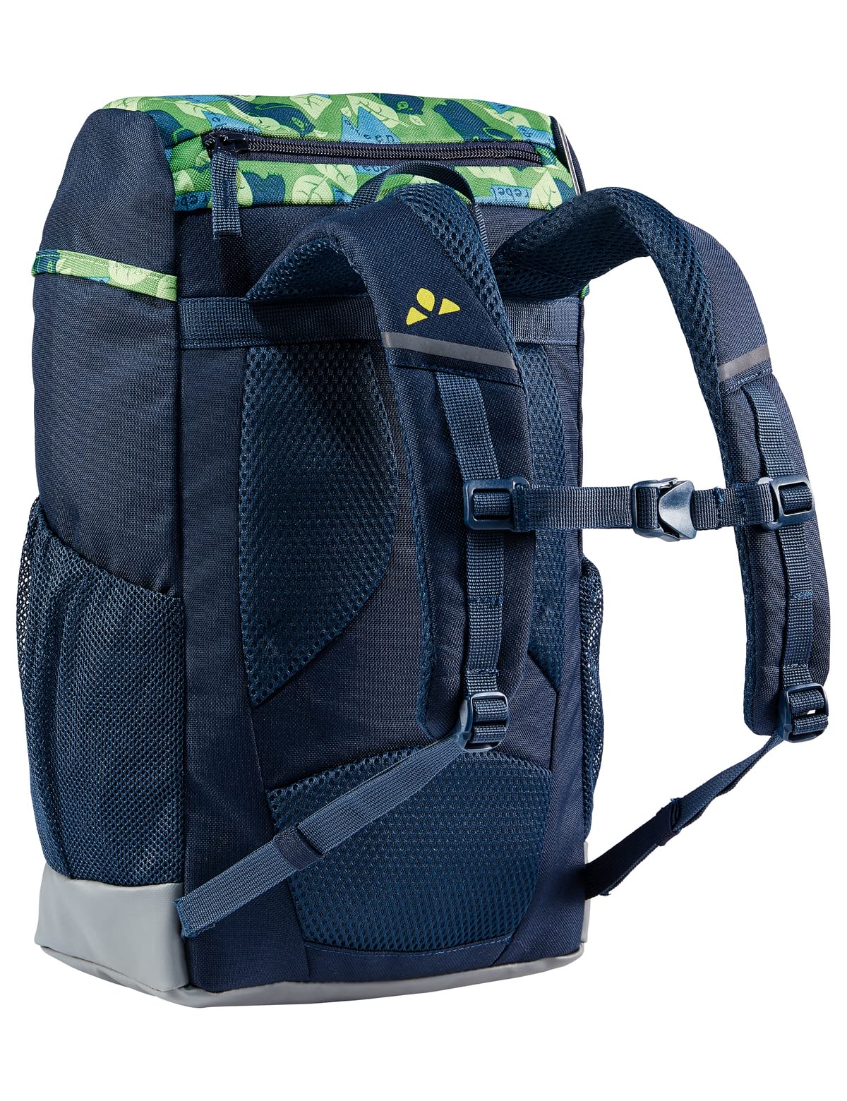 VAUDE Kinderrucksack Jungen & Mädchen Puck 10 Liter in grün, komfortabler Wanderrucksack Kinder, Wetterfester Schulrucksack mit Regenhülle & Lupe, viel Stauraum - Image 4