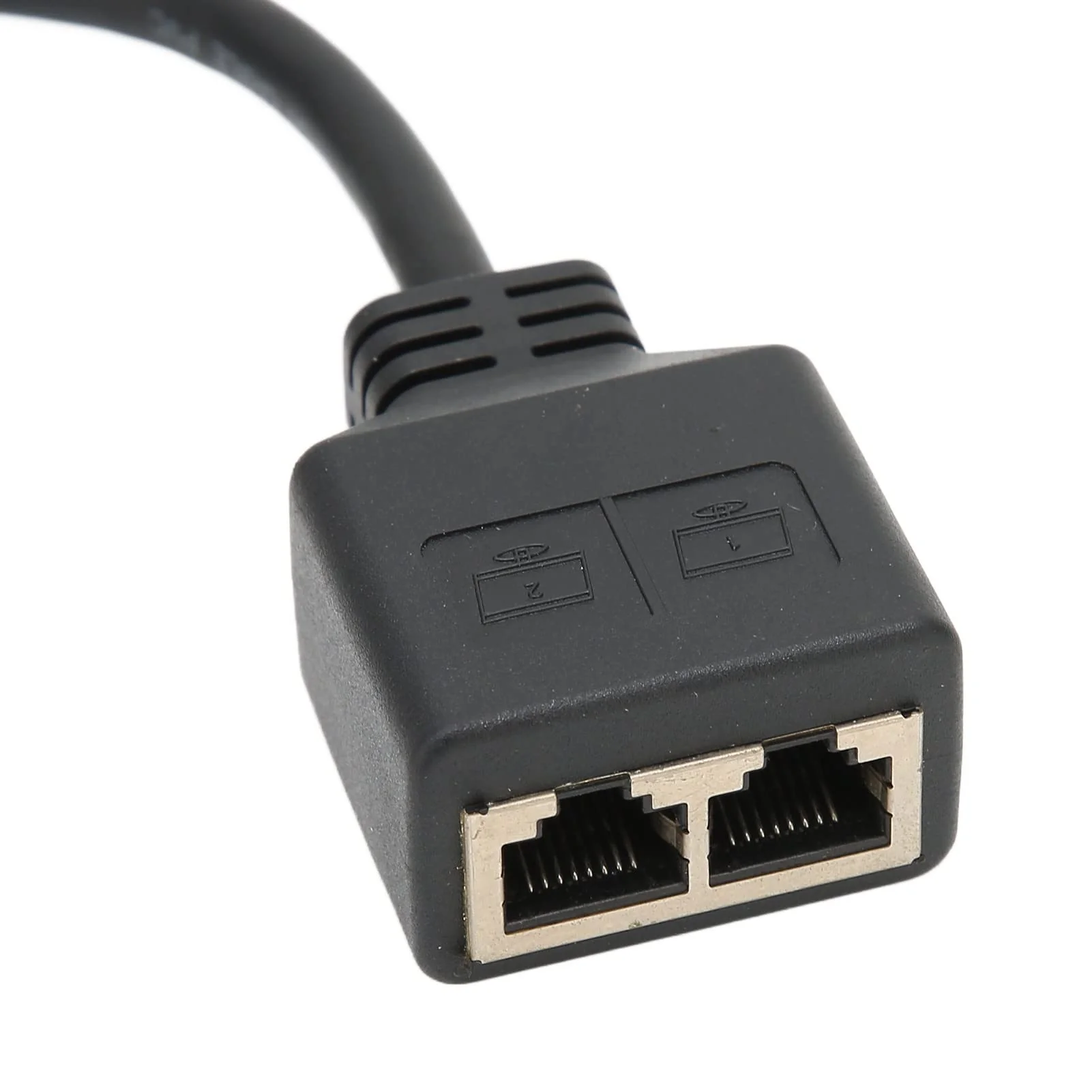 VBESTLIFE RJ45-Ethernet-Splitter, 1 Stecker auf 2 Weibliche Ports LAN-Ethernet-Splitter-Adapter für Alle Netzwerke Geeignet, Geeignet für Super Cat5, Cat5e, Cat6, Cat7 - Image 3