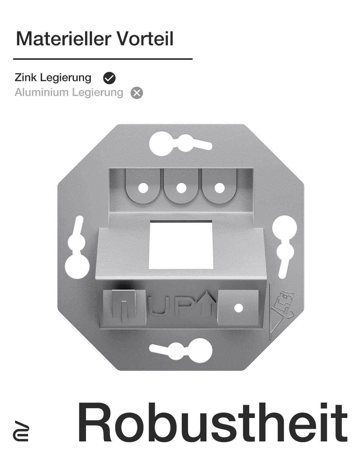 VCELINK 1x Keystone Netzwerkdose Unterputz CAT7/6A 1Fach, Lan Dose Keystone RJ45 Modul, STP Vollgeschirmt, RJ45 Ethernet Datendose DSL Patchkabel Verlegekabel - Image 6