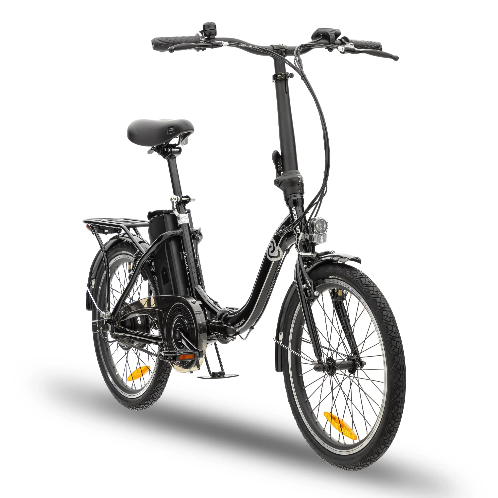 VecoCraft Elektro Klapprad Nemesis, e-Bike klapprad 20 Zoll, 36V 7.8Ah abnehmbaren Lithiumbatterien Reichweite 65km, 250W Heckmotor, klapprad Erwachsene, e-Bike Damen e Bike Herren