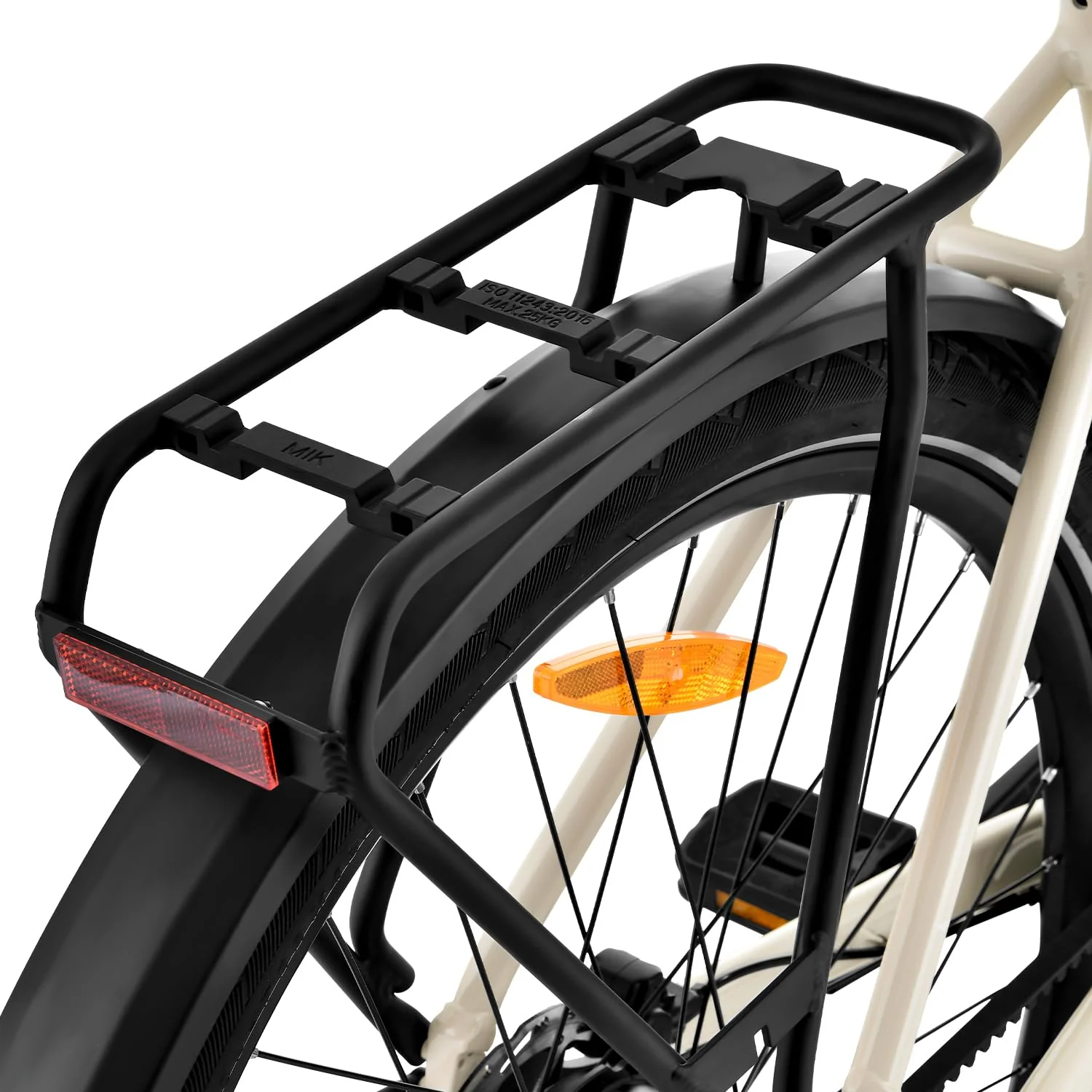 VecoCraft Luna 2.0 Damen Sandgelb e Bike 28 Zoll City E-Bike. Electric Bike mit Motor,2 Gang, Riemenantrieb, Tektro Scheibenbremsen| LCD Display Integrated in The stem - Image 3