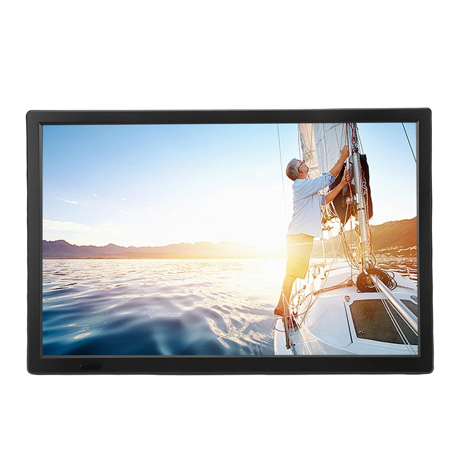 VELATEMOR Smarter 15,4-Zoll-Fernseher, für mit 1 GB DRAM, 8 GB Speicher, Unterstützt Netflix Prime Video, Bluetooth-Sprachfernbedienung, für Küche, Schlafzimmer, Badezimmer