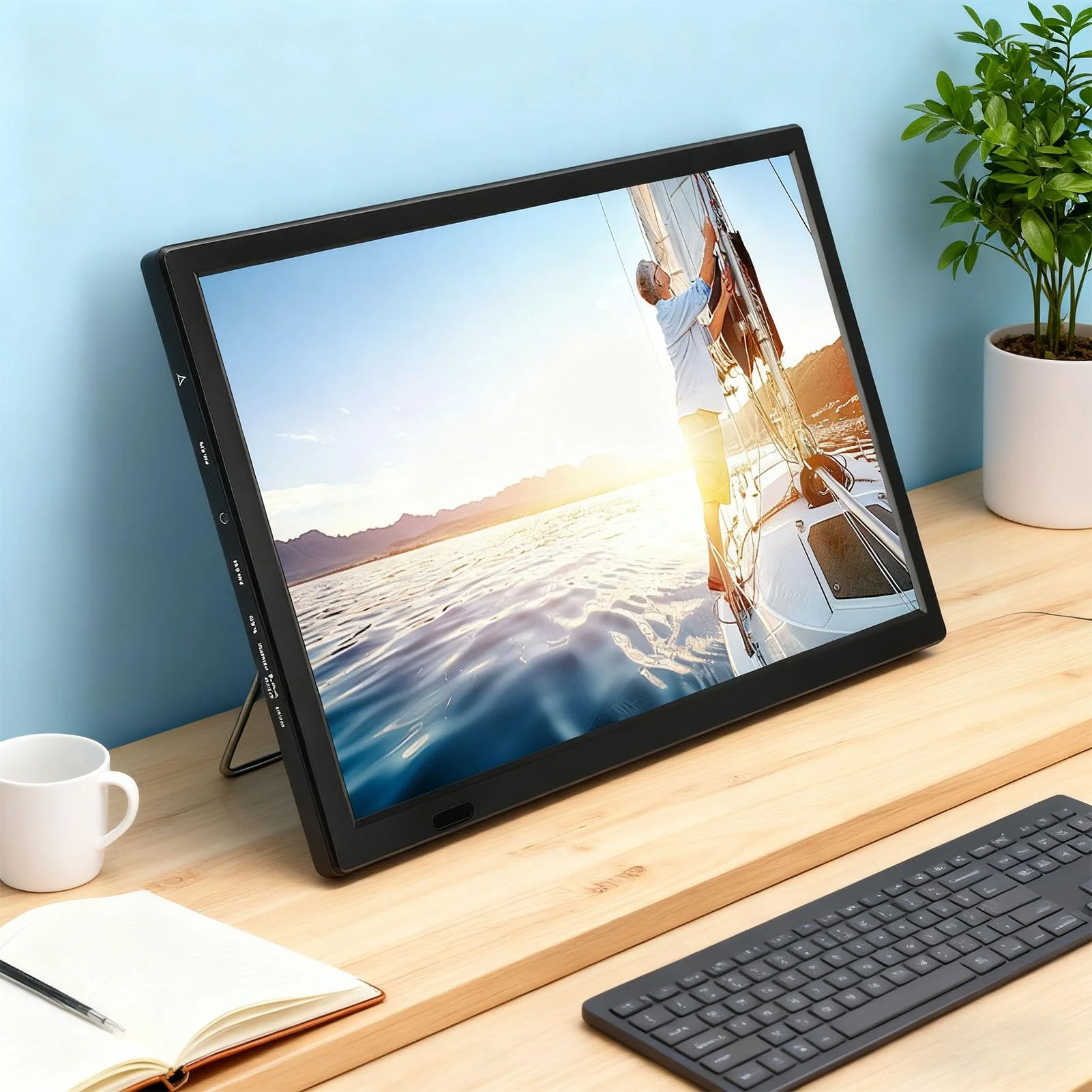 VELATEMOR Smarter 15,4-Zoll-Fernseher, für mit 1 GB DRAM, 8 GB Speicher, Unterstützt Netflix Prime Video, Bluetooth-Sprachfernbedienung, für Küche, Schlafzimmer, Badezimmer - Image 7