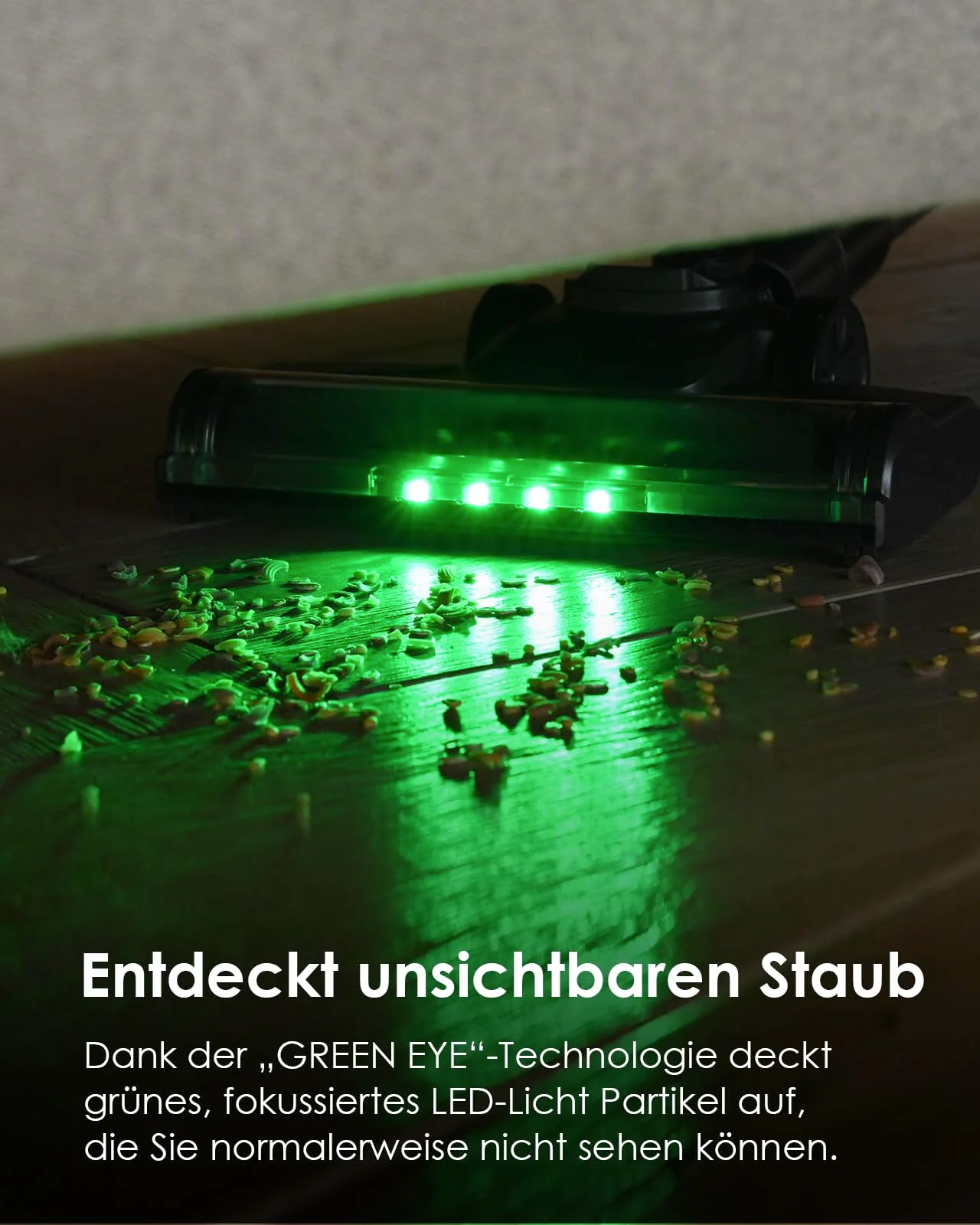 VersLife S7 Plus Akku Staubsauger mit Wischfunktion, 500W/40000Pa Staubsauger kabellos, Bis zu 40Min Laufzeit, Akkusauger Freistehend, leicht und vielseitig, Stabstaubsauger für Hartböden, Tierhaare - Image 7