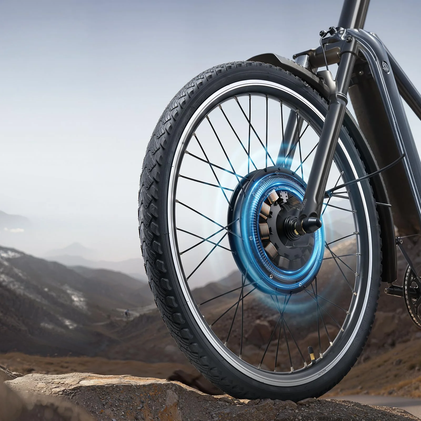 VEVOR 1000 W Elektro-Fahrrad Kit, 48 V 420 U/min φ650mm Vorderrad-E-Bike-Nabenmotorsatz mit verbessertem Geschwindigkeitsregler, Gasgriffsatz, LCD-Display und PAS-System für Rennrad - Image 4