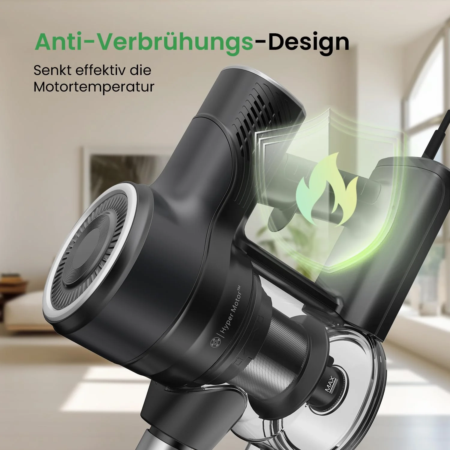 Vexilar C6 3-in-1 Staubsauger, 20KPa Staubsauger mit Kabel, 600W Vacuum Cleaner, 7M Handstaubsauger, Stielstaubsauger mit Kabel mit Überhitzungsschutz, 800 ml Staubbehälter mit Handgriff für Tierhaare
