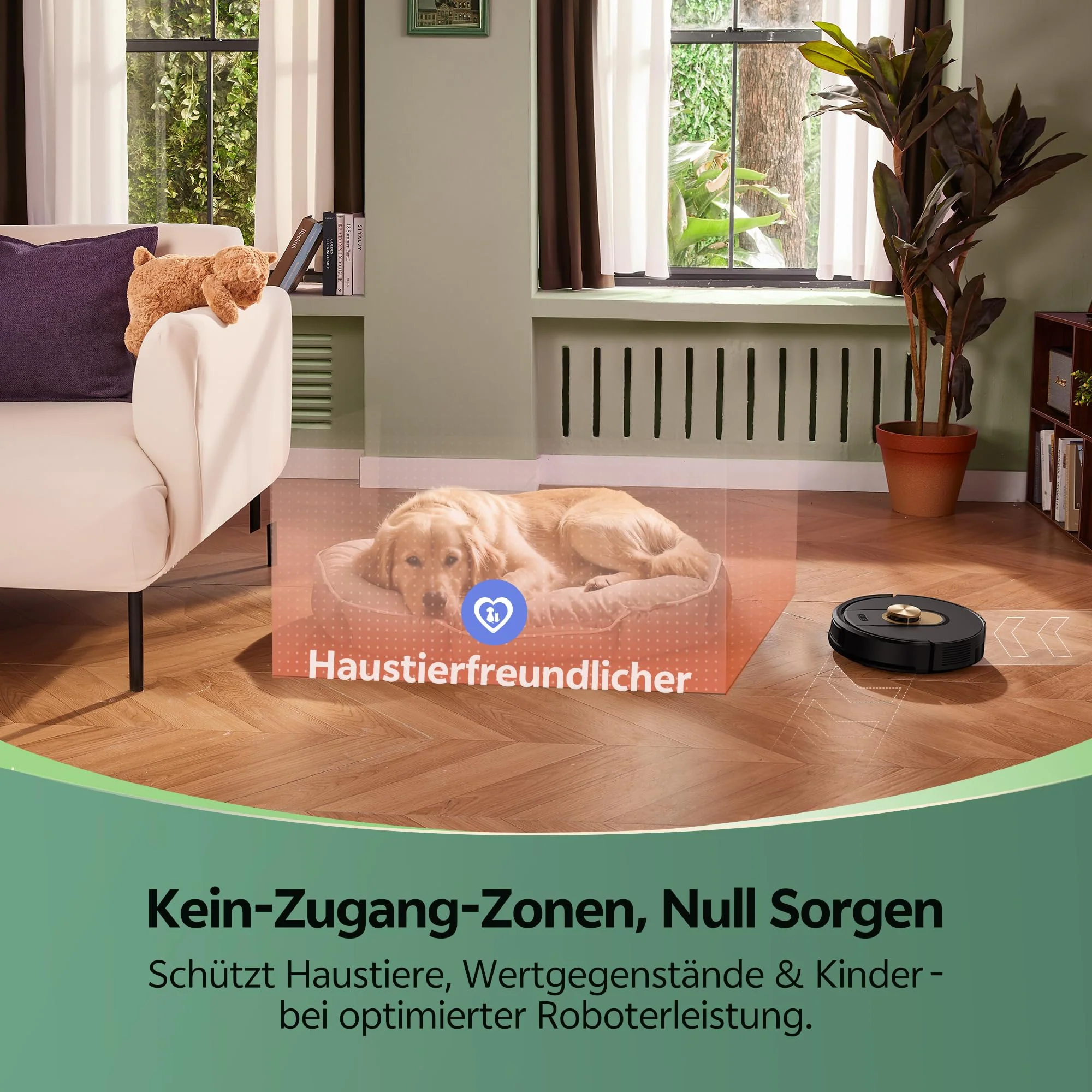 Vexilar W9 Staubsauger Roboter mit Wischfunktion, 5000Pa Saugroboter mit LiDAR Navigation, 3-in-1 Saug und Wischroboter, 150 Min Max, 15 No-Go Zonen, APP Steuerung, Ideal für Tierhaare und Teppich