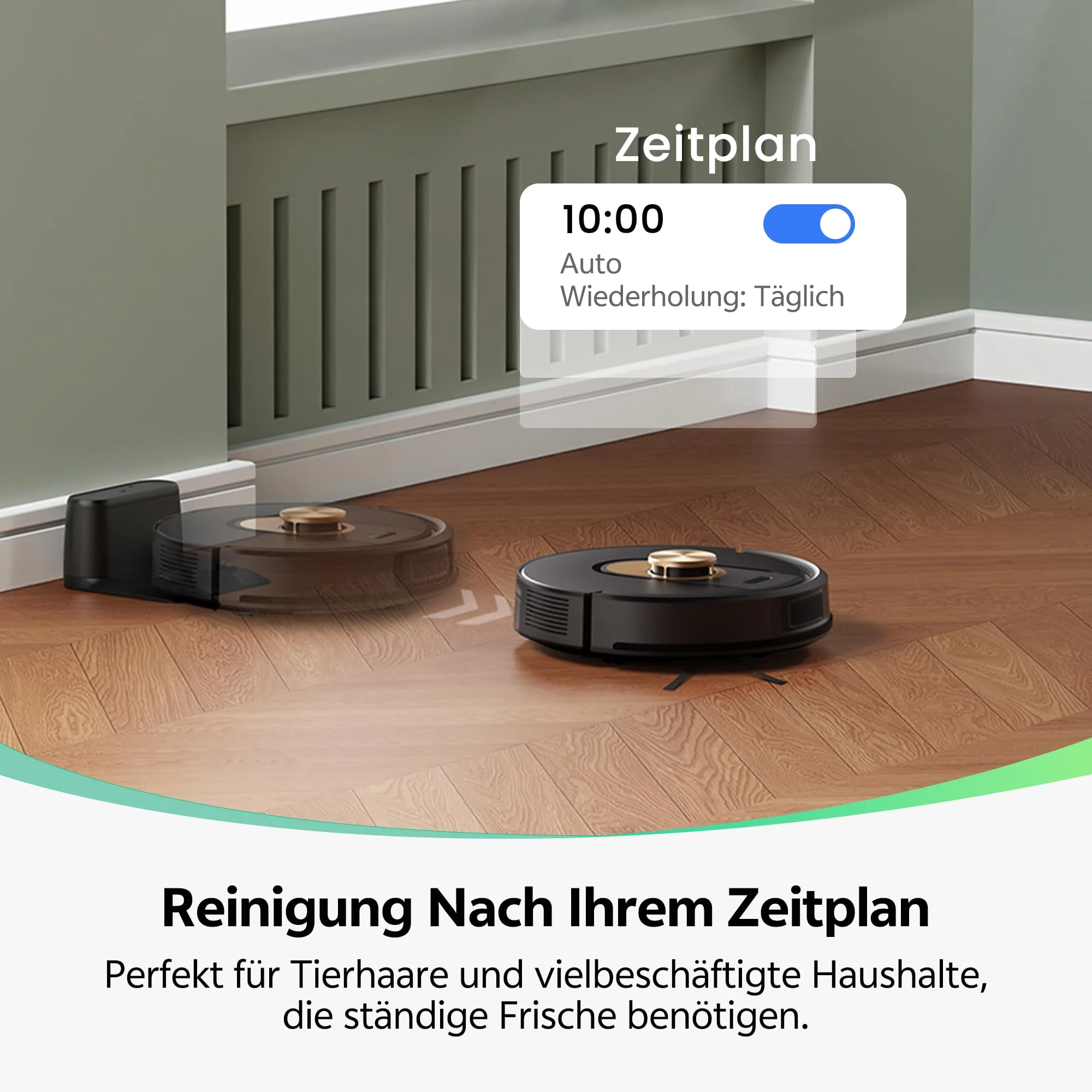 Vexilar W9 Staubsauger Roboter mit Wischfunktion, 5000Pa Saugroboter mit LiDAR Navigation, 3-in-1 Saug und Wischroboter, 150 Min Max, 15 No-Go Zonen, APP Steuerung, Ideal für Tierhaare und Teppich - Image 10