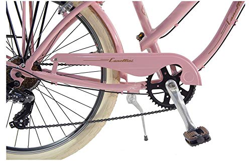 Via Veneto by Canellini Fahrrad Rad Citybike CTB Frau Vintage Retro American Cruiser Alluminium Rosa - Image 7