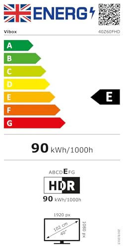 Vibox 40-Zoll Full HD LED Smart TV | WebOS | 3X HDMI, 2X USB | Wandmontage kompatibel | Gestenfernbedienung mit Streaming-Steuerung - Image 3