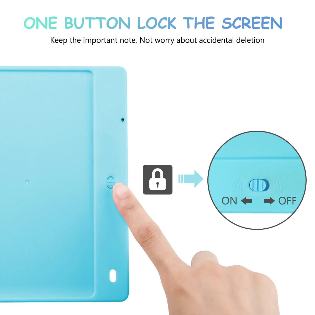 Vicloon Zaubertafeln für Kinder,10 Zoll LCD Schreibtafel Kinder Spielzeug, Maltafel Kinder,schreibtafel abwischbar,Kreatives Spielzeug für Kinder Erwachsene Mädchen Jungen -Blau - Image 8