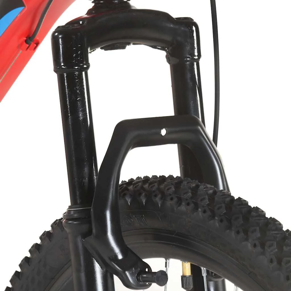 vidaXL Mountainbike 21 Gang 29 Zoll Rad mit Kettenwechsler Scheibenbremsen Schnellspann-Sattelstützenklemme Fahrrad Sportfahrrad 53cm Rahmen Rot - Image 7