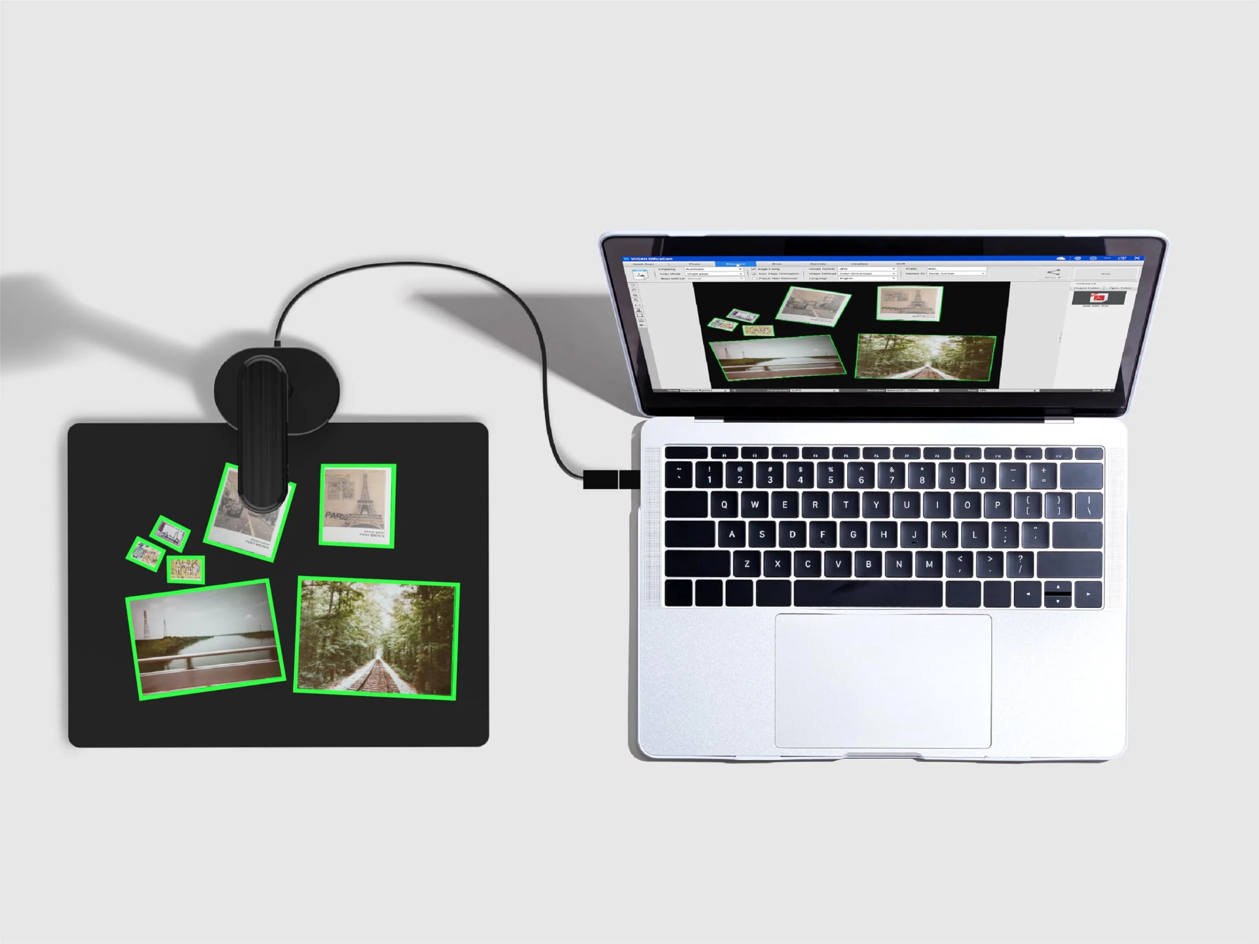 VIISAN Dokumentenscanner, 16MP USB tragbar, Aufnahmegröße A4, Deskewing, Scannen von mehrseitigen Dokumenten, OCR & TTS Tech, funktioniert mit Windows & MacOS - Image 4