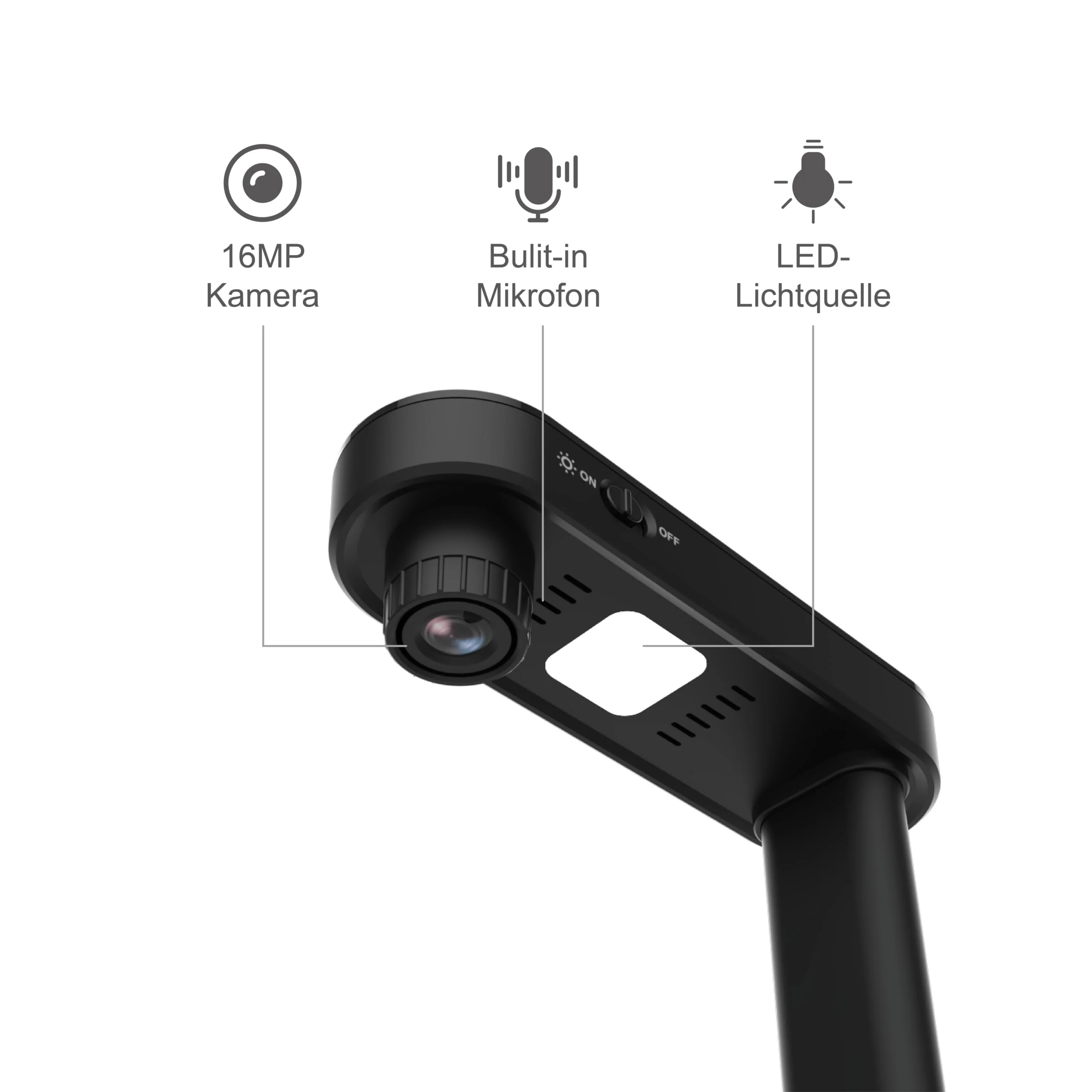 VIISAN Dokumentenscanner, 16MP USB tragbar, Aufnahmegröße A4, Deskewing, Scannen von mehrseitigen Dokumenten, OCR & TTS Tech, funktioniert mit Windows & MacOS - Image 9