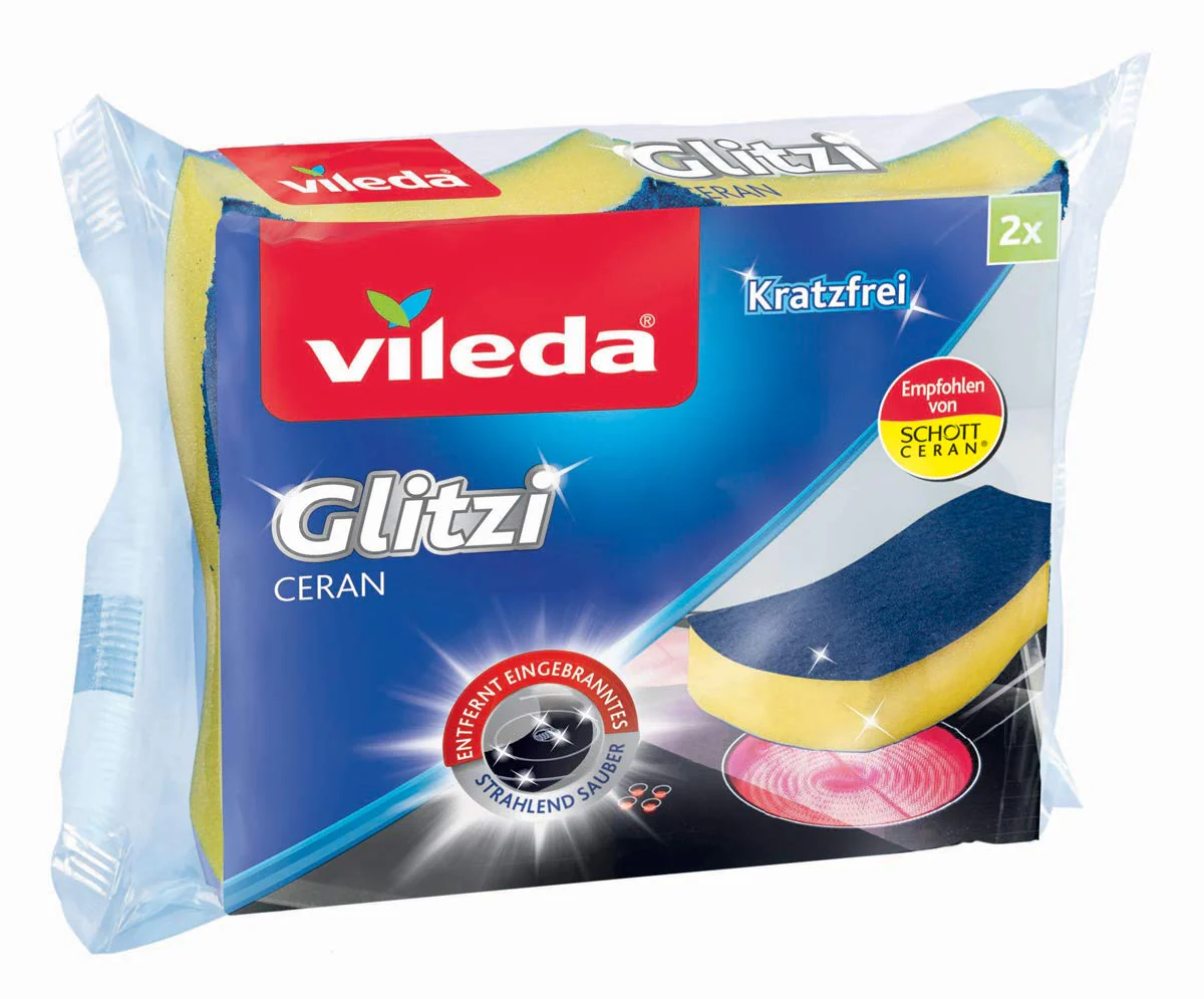 Vileda Glitzi Ceran Reinigungsschwamm, (1 x 2 Stück) - Image 8