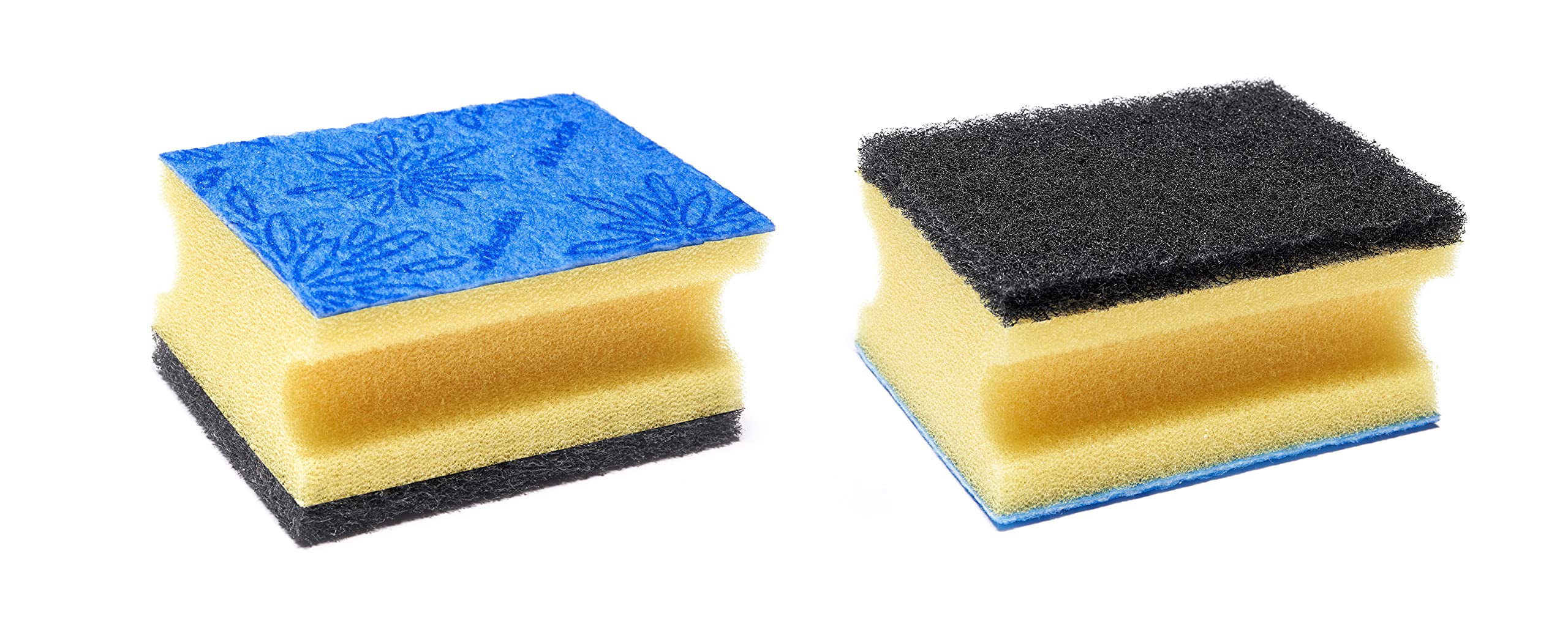Vileda Glitzi Plus Topfreiniger, Spülschwamm für die Küche, Schwamm mit antibakterieller Wirkung, saugstark, 18er Pack - Image 2