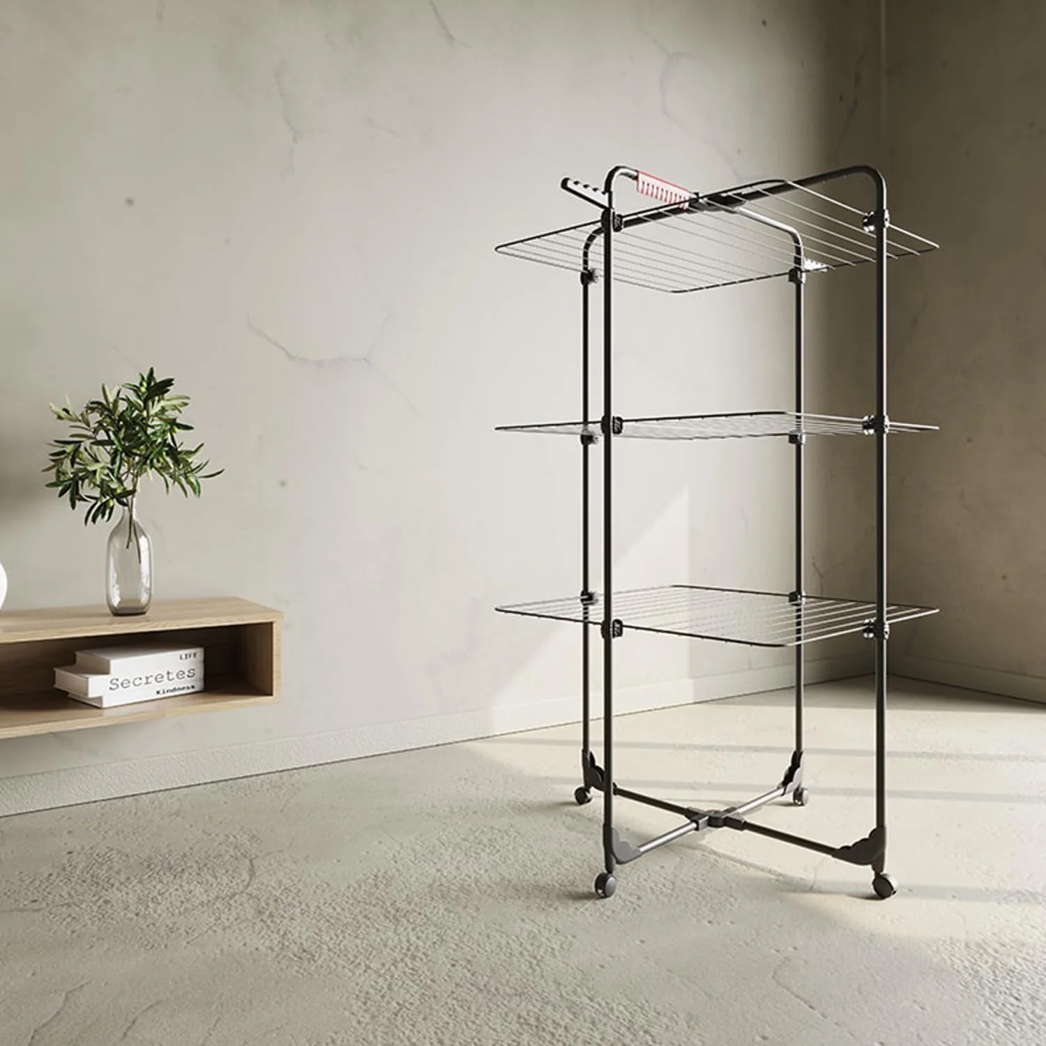 Vileda MIXER 3 Ultimate Turmwäscheständer, 174077, 71 cm x 93 cm x 131 cm - Image 6