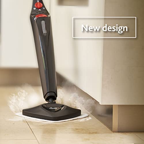 Vileda Steam Plus Dampfreiniger mit PowerPad, zusätzl. 2 Mikrofaser-Ersatzpads, entfernt bis zu 99,9% der Bakterien und Viren, für alle Böden, ideal für Teppiche, Eco-Verpackung - Image 4